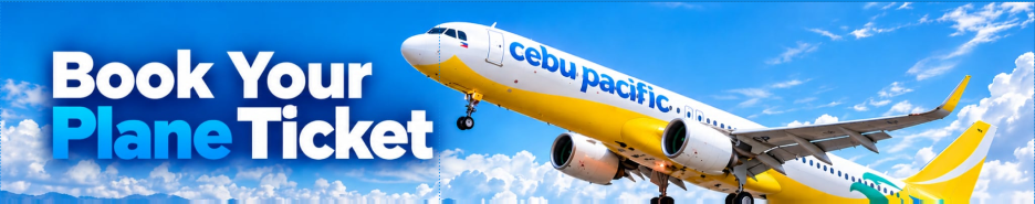 Book Your Plane Ticket - Cebu Pacific and Domestic Flights